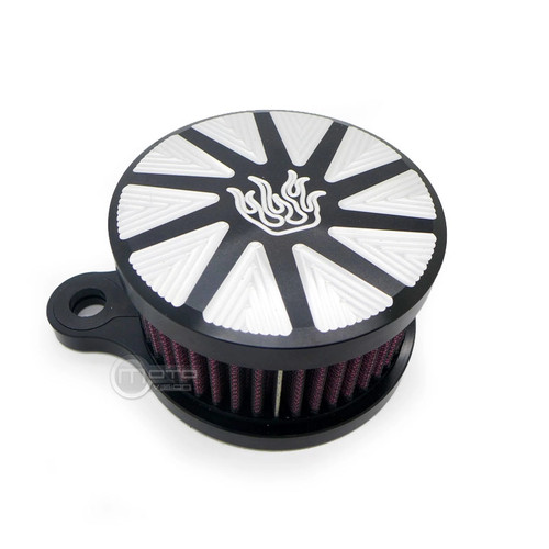 Filtre air noir chrome - filtre,